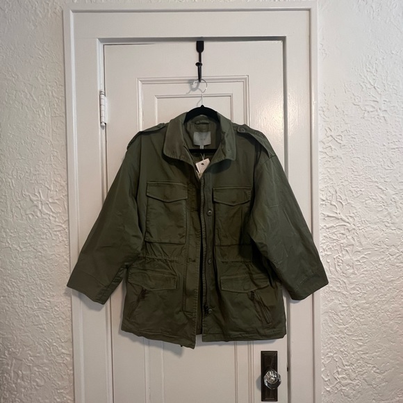Joie Green Utility Jacket NWT - Picture 3 of 7